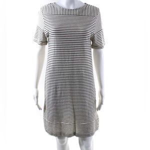 A.P.C. Striped Knit Sweater Shift Dress